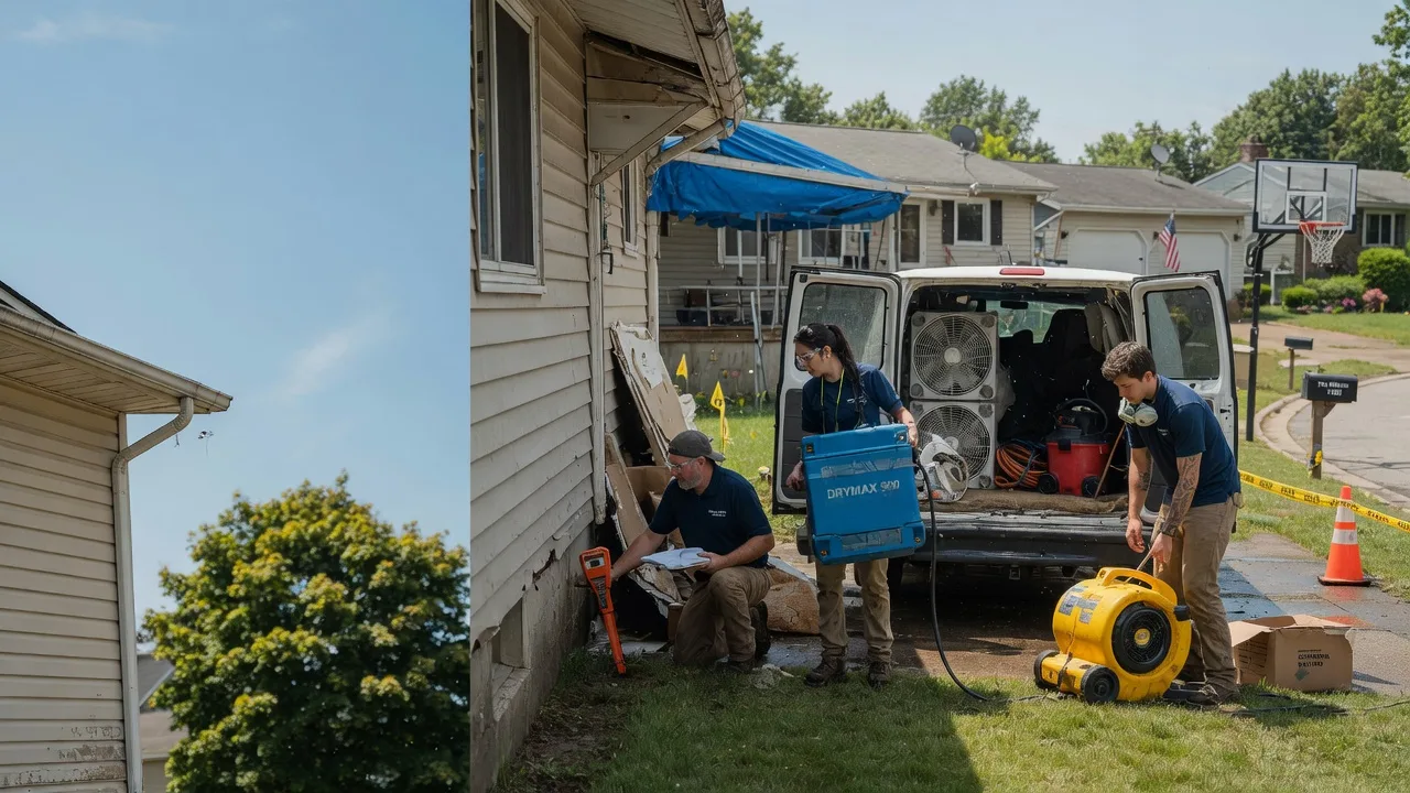 Ceiling Leak Cleanup in Forestville, MI near me