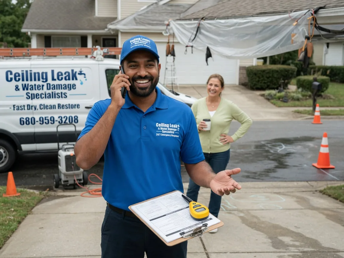 Ceiling Leak Cleanup Forestville, MI FAQs